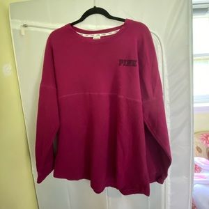 PINK (Victoria Secret) red-purple sweater
